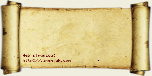 Jana Rodić vizit kartica